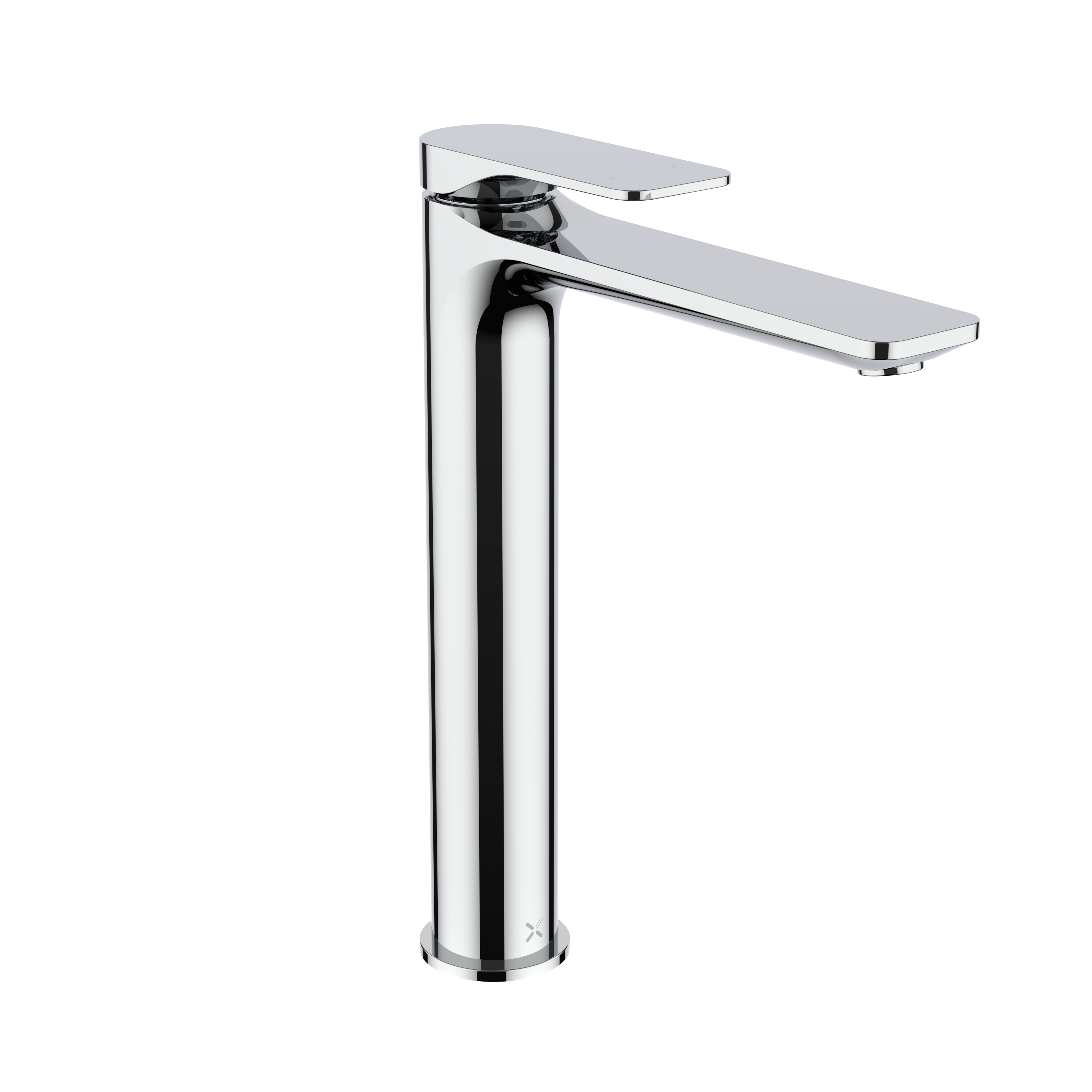 Crosswater Fuse Tall Basin Monobloc Mixer Tap With Clicker Waste Chrome