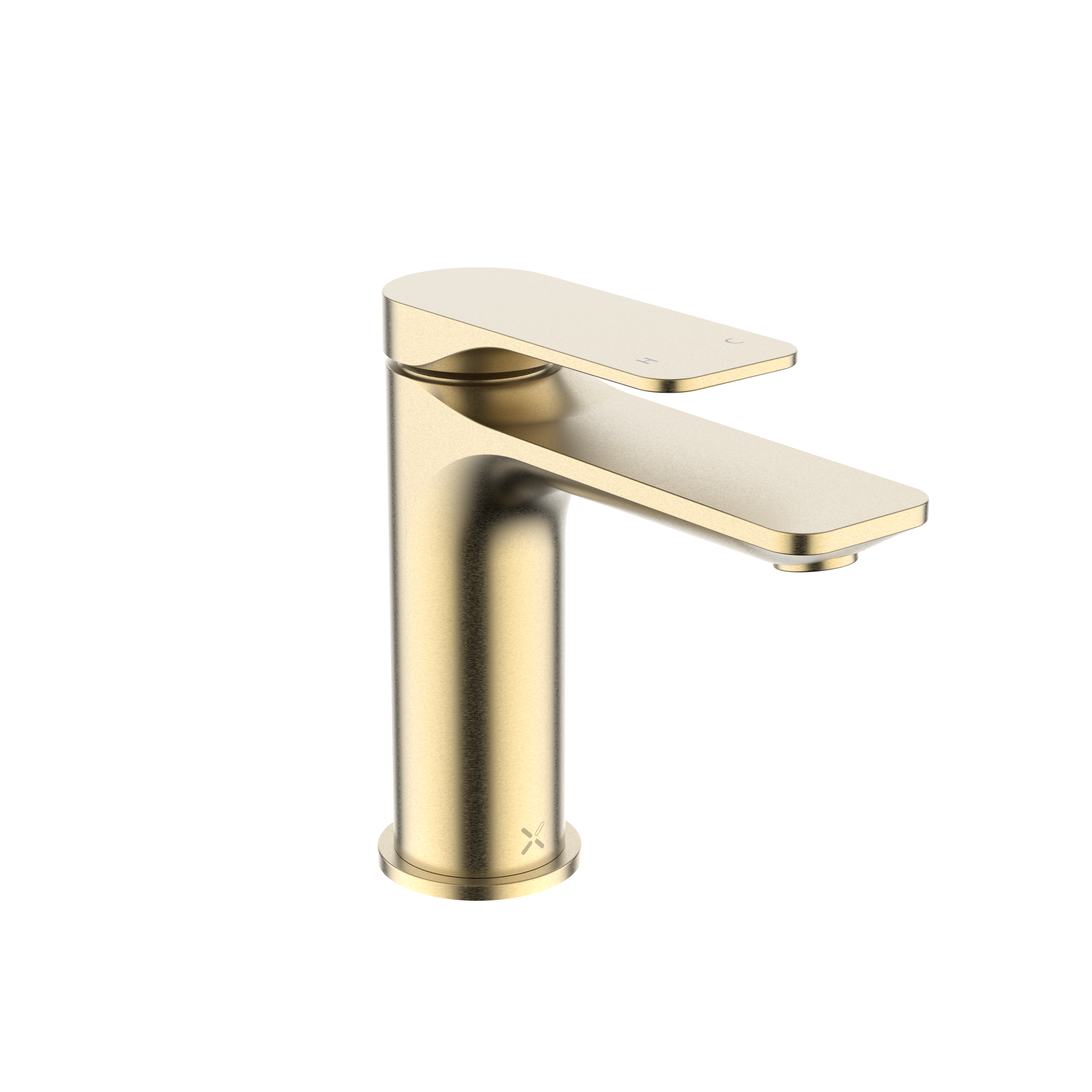 Crosswater Fuse Basin Monobloc Tap & Clicker Waste Brushed Brass
