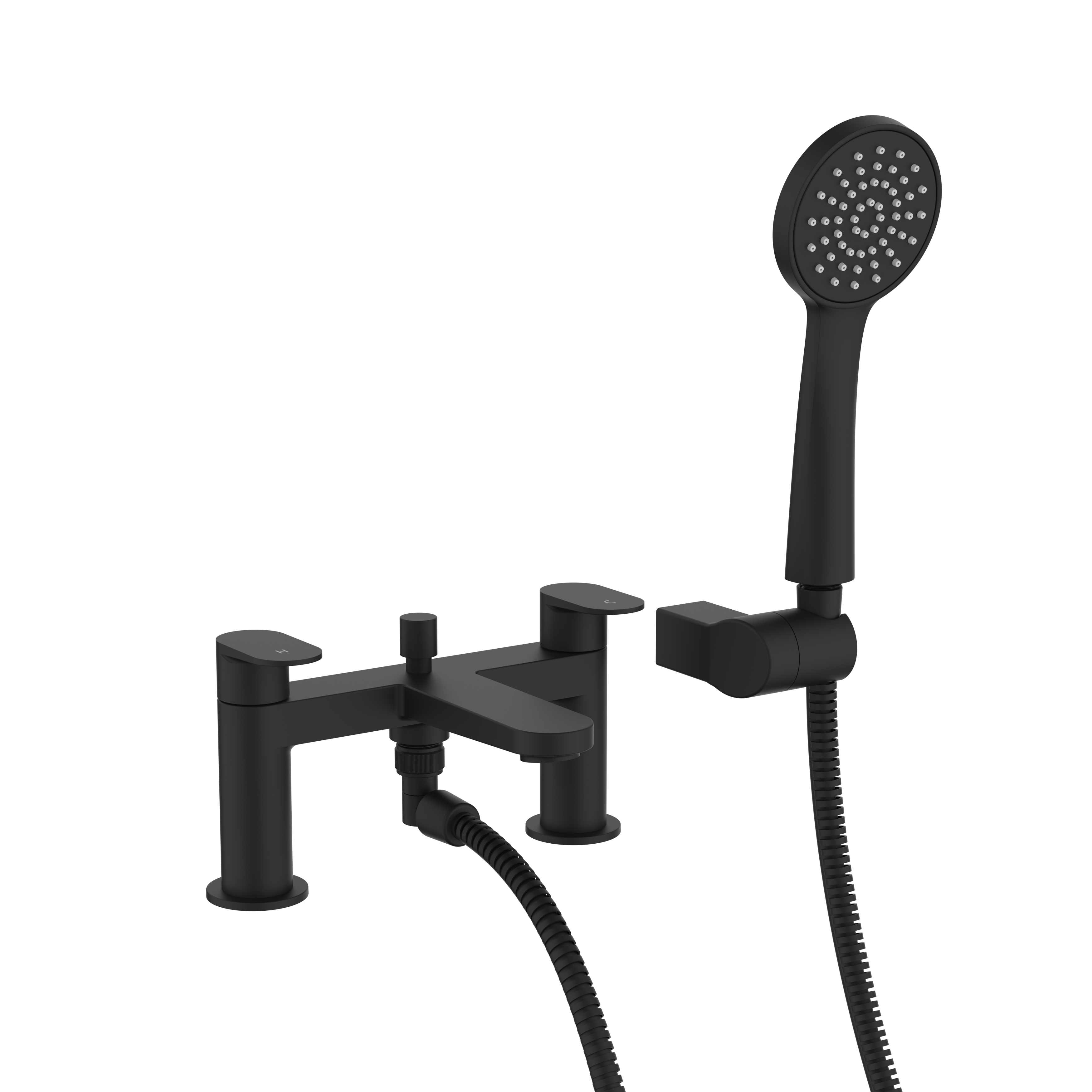 Crosswater Drift Bath Shower Mixer Tap Matt Black