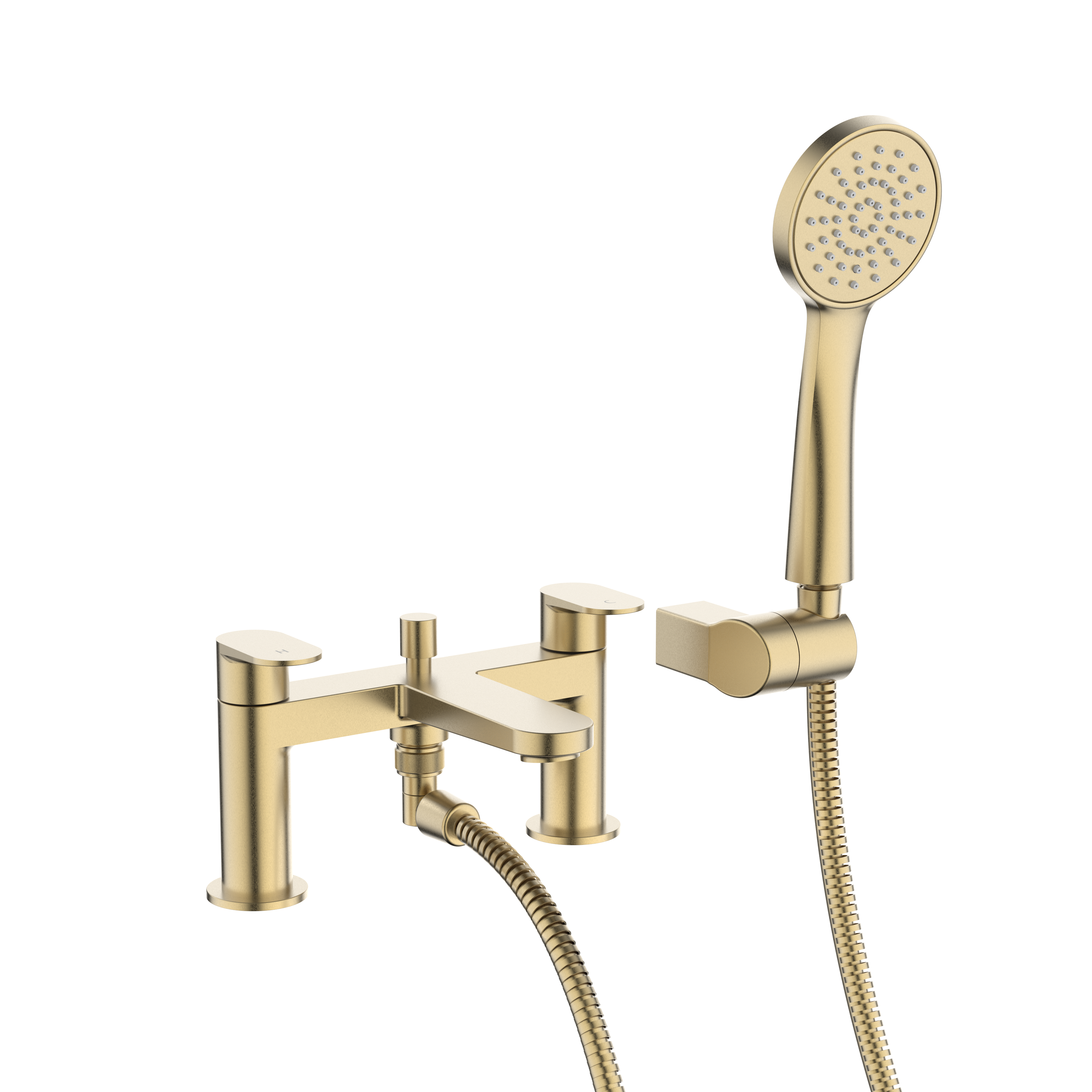 Crosswater Drift Bath Shower Mixer Tap Brushed Brass