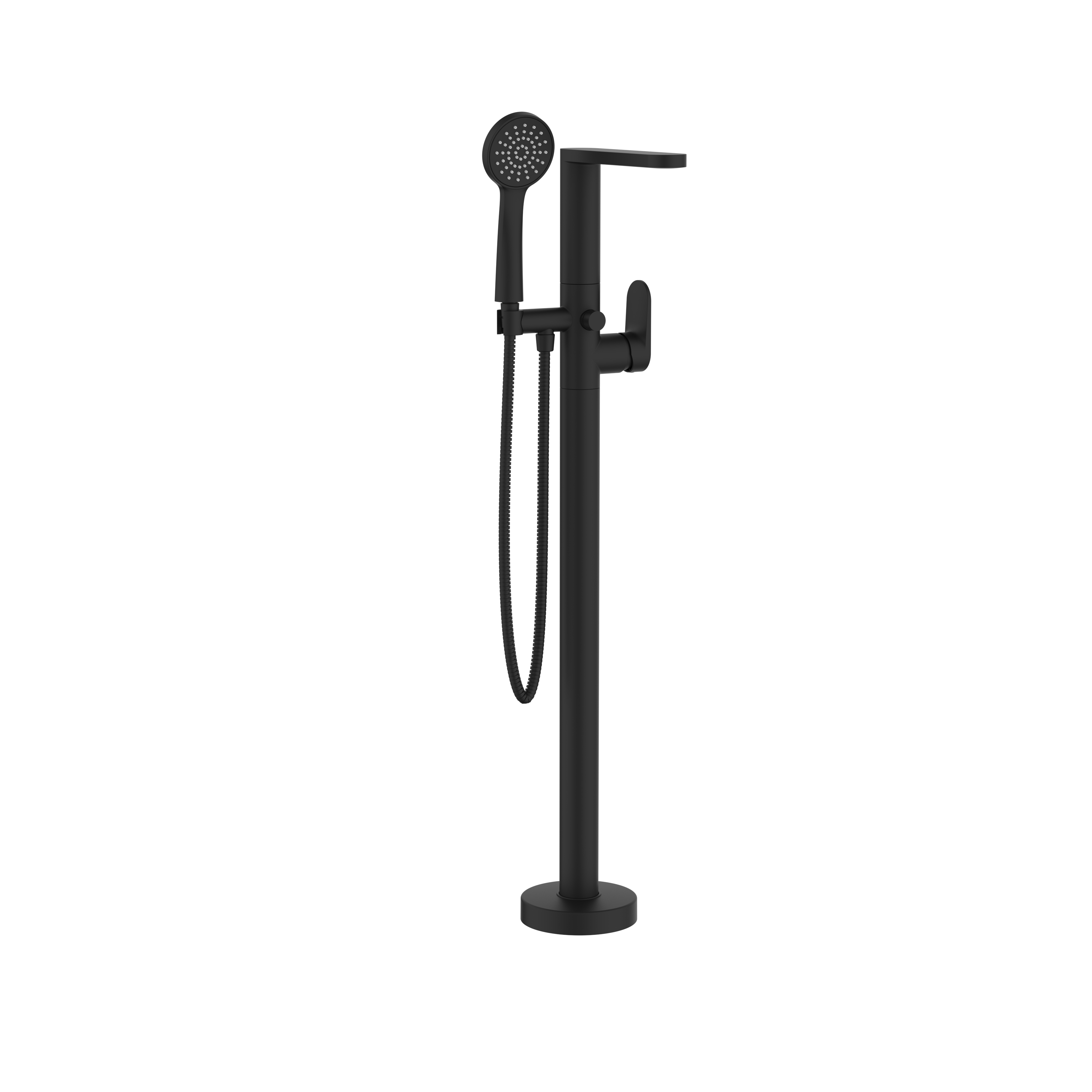 Crosswater Drift Bath Shower Mixer Floor Standing Matt Black