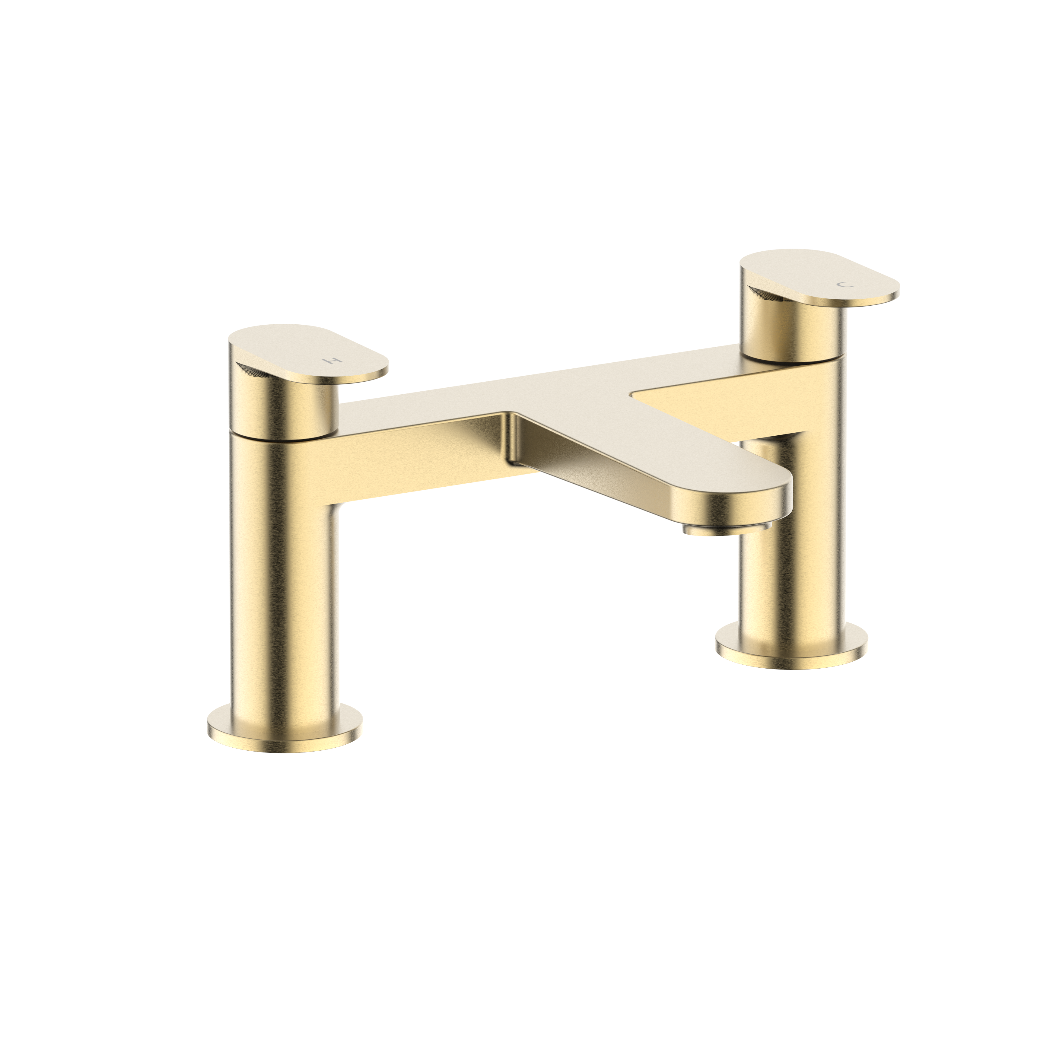 Crosswater Drift Bath Filler Brushed Brass