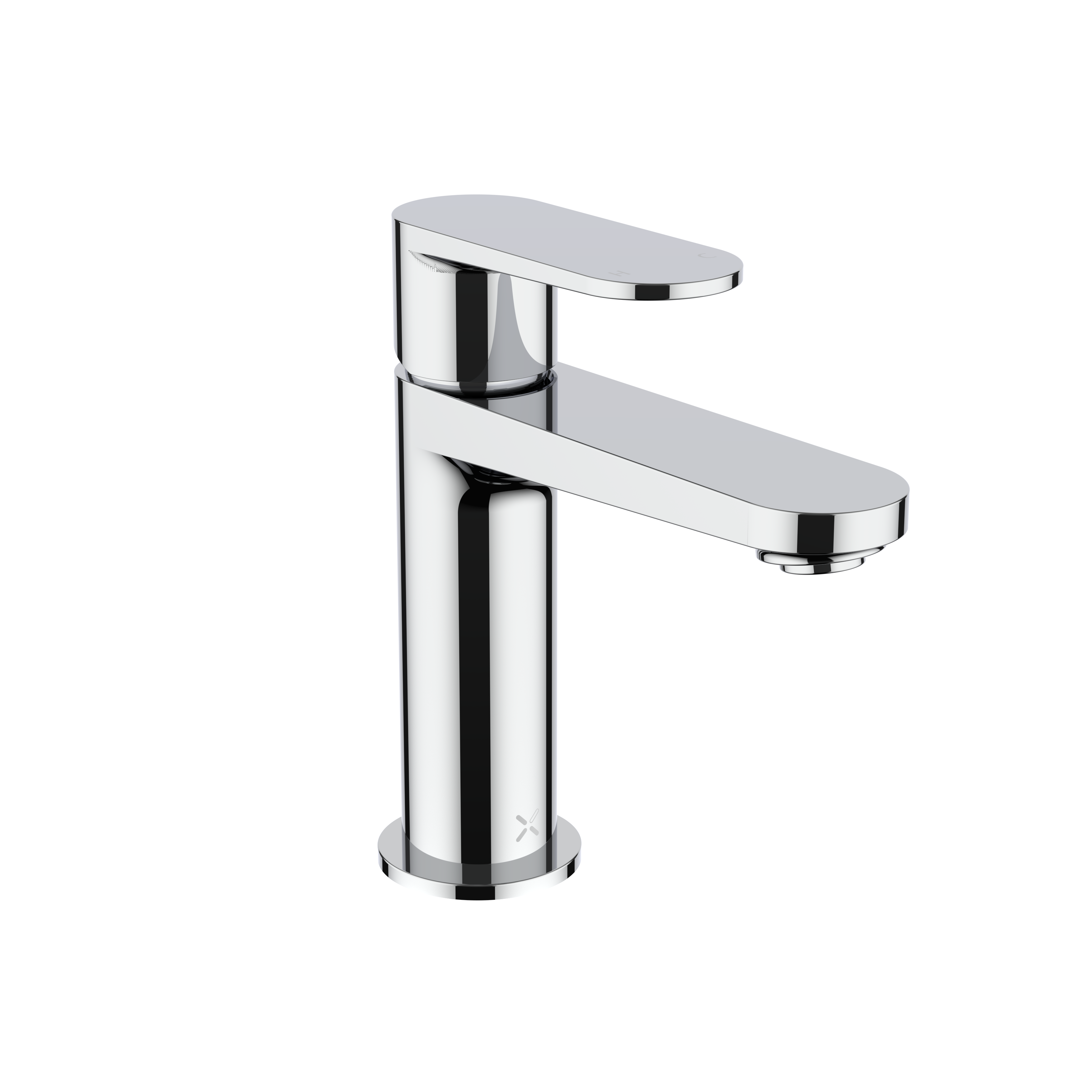 Crosswater Drift Basin Monobloc Mixer Tap With Clicker Waste Chrome