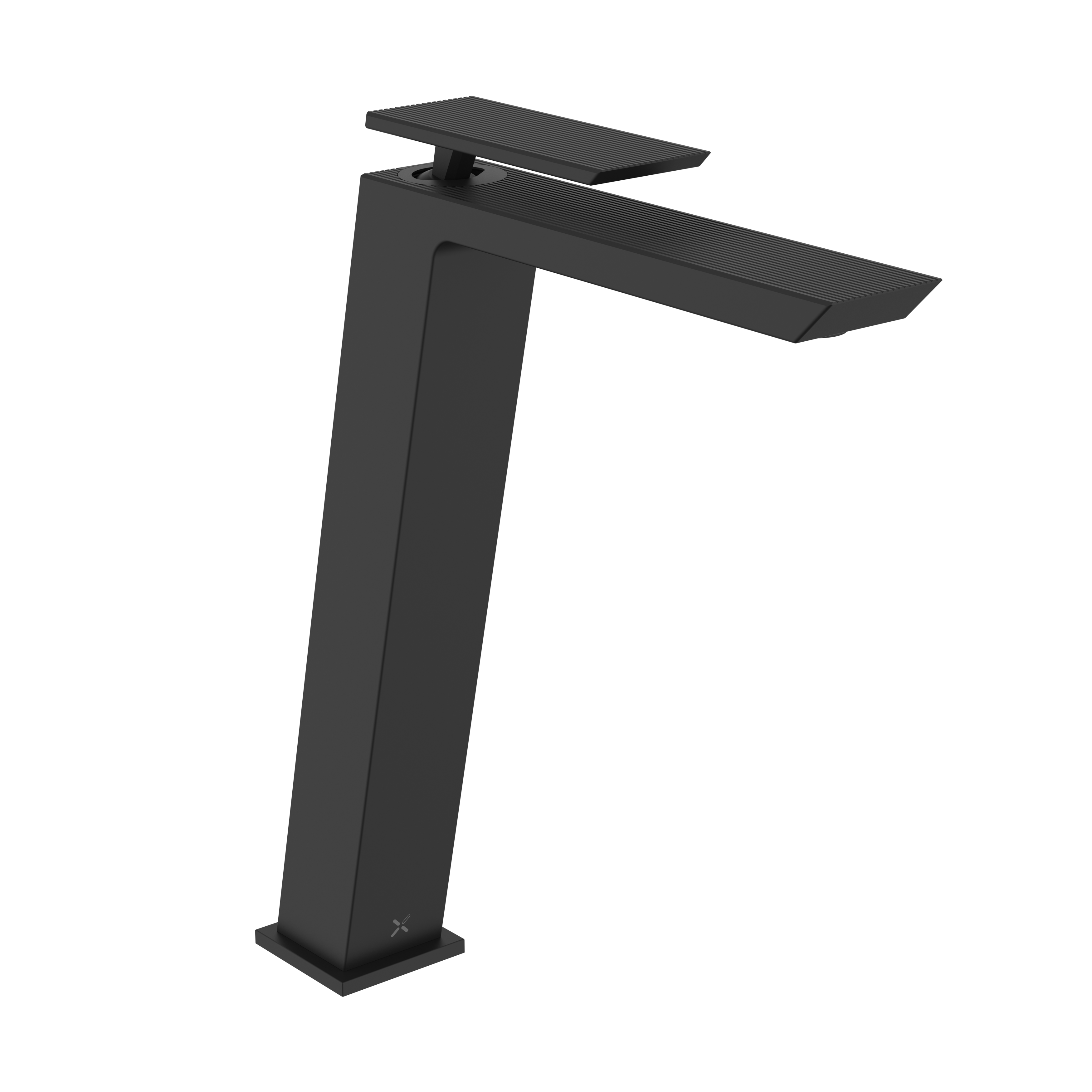 Crosswater Limit Tall Basin Monobloc Mixer Matt Black