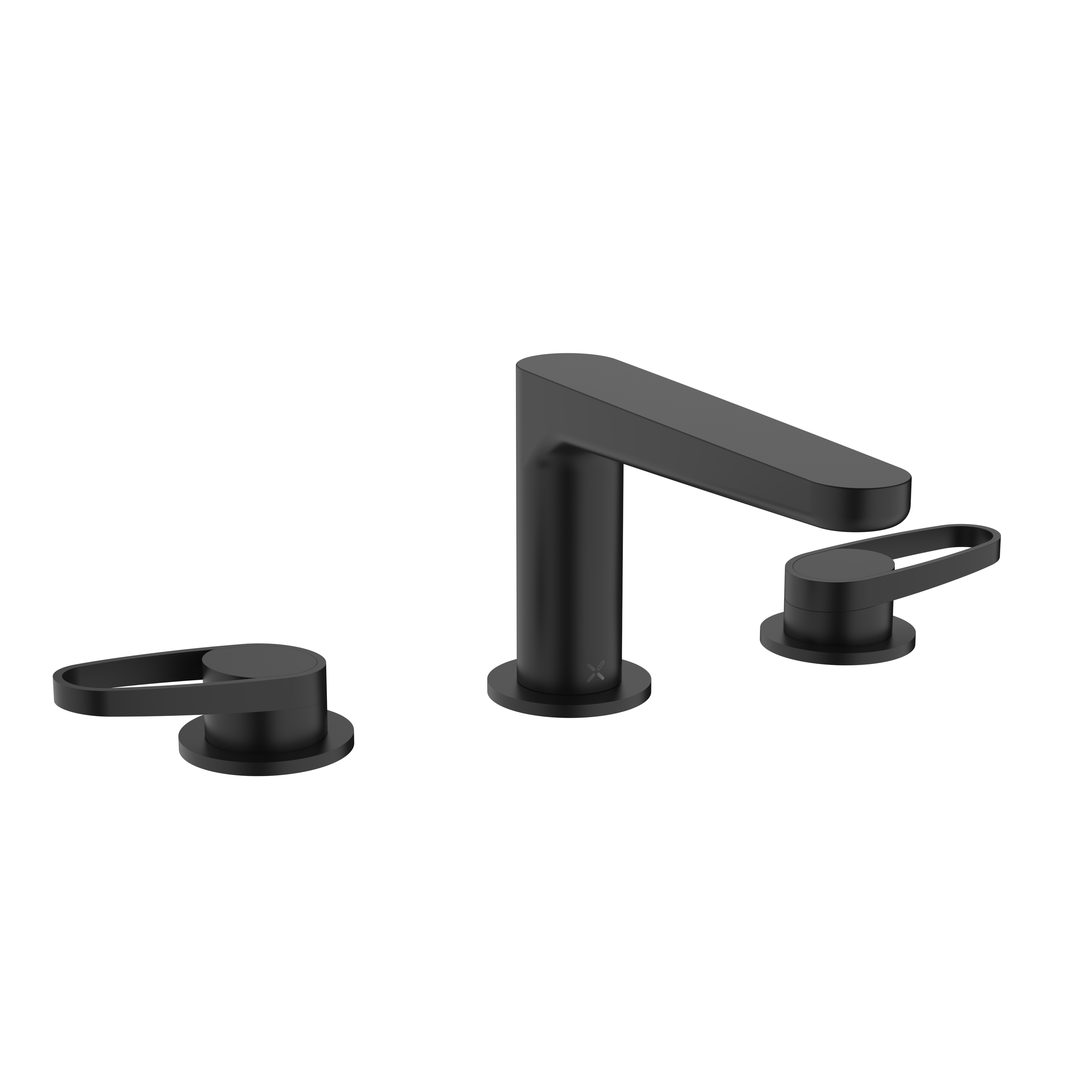 Crosswater Lazo Basin 3H Set Deck Mounted Matt Black