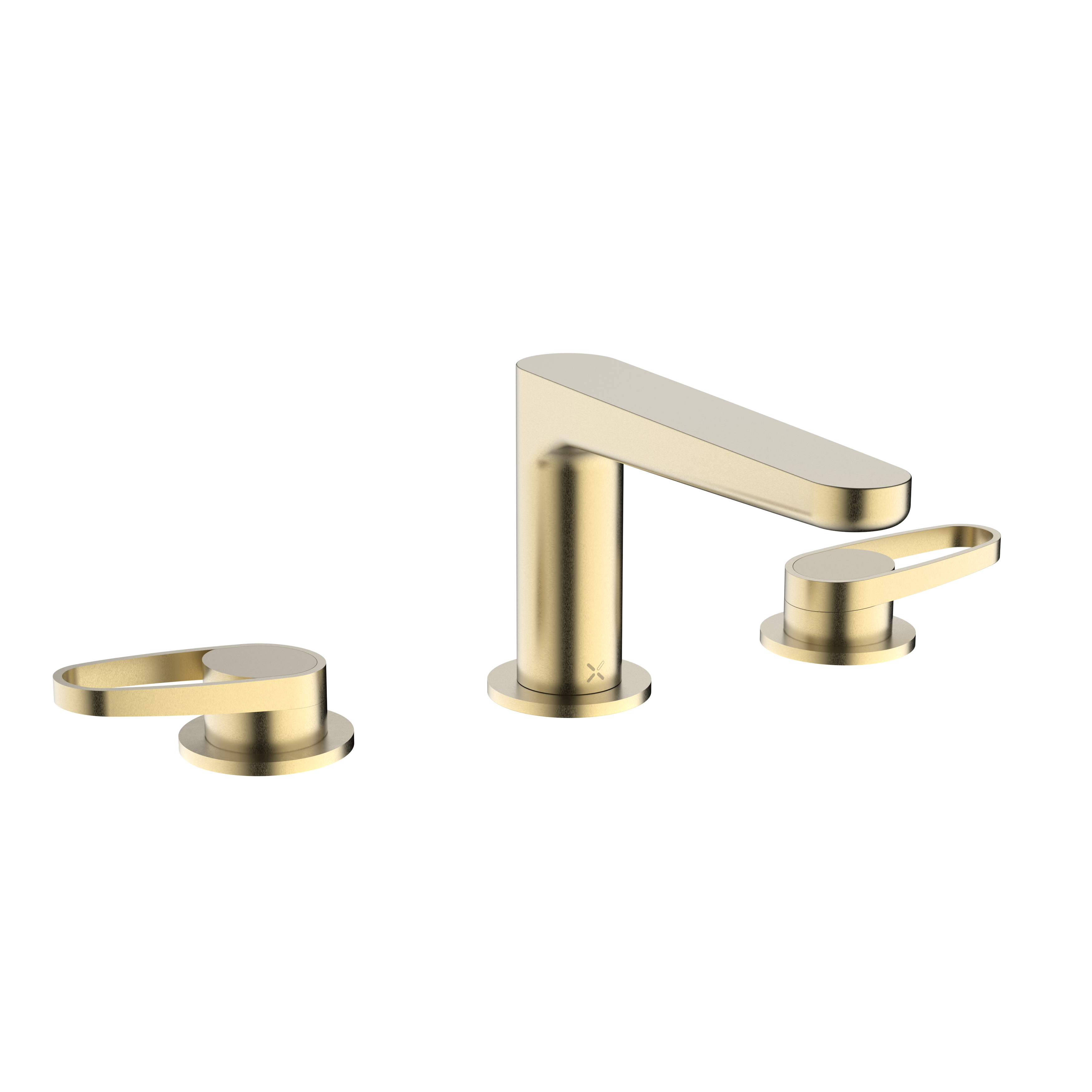 Crosswater Lazo Basin 3H Set Deck Mounted Brushed Brass