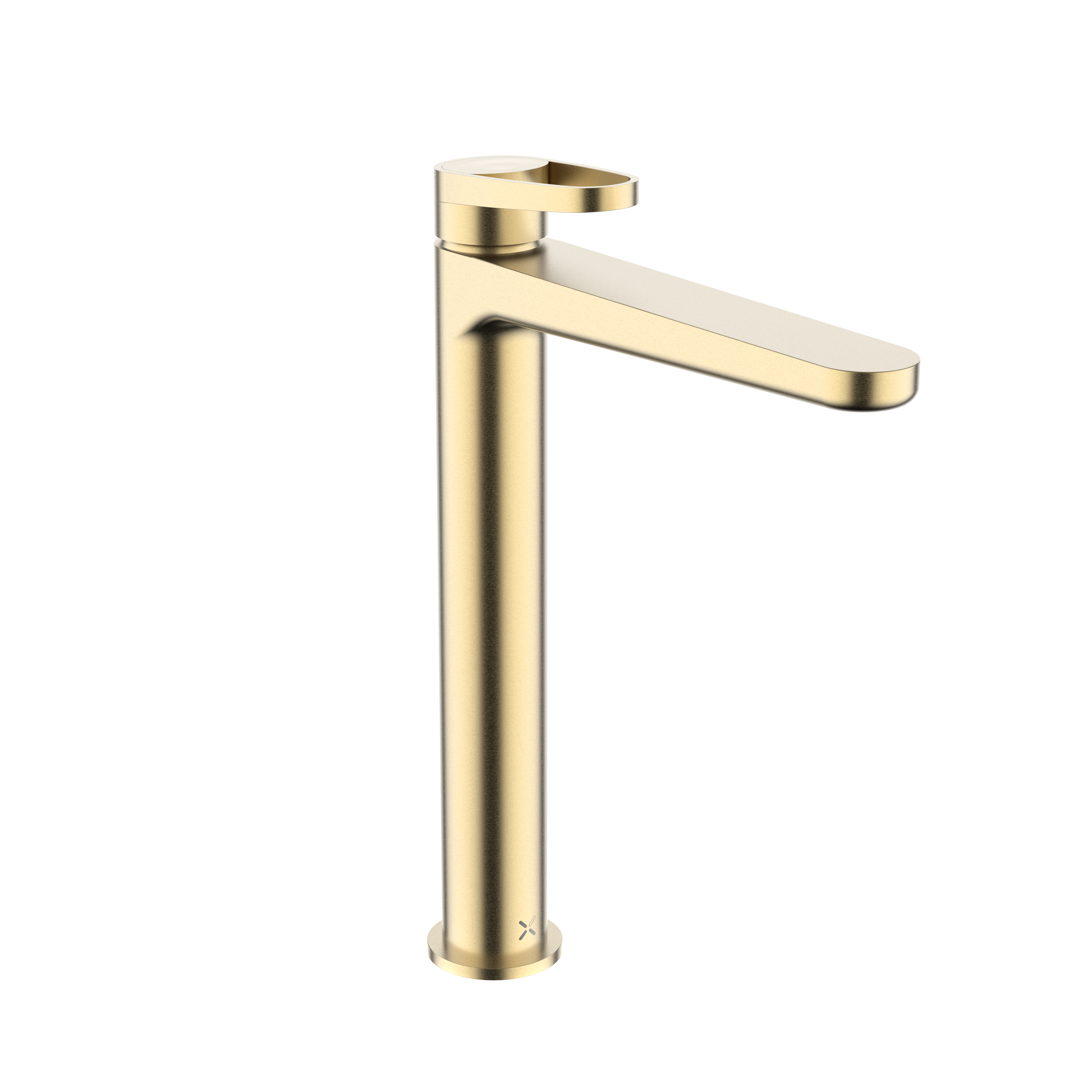 Crosswater Lazo Tall Basin Monobloc Brushed Brass