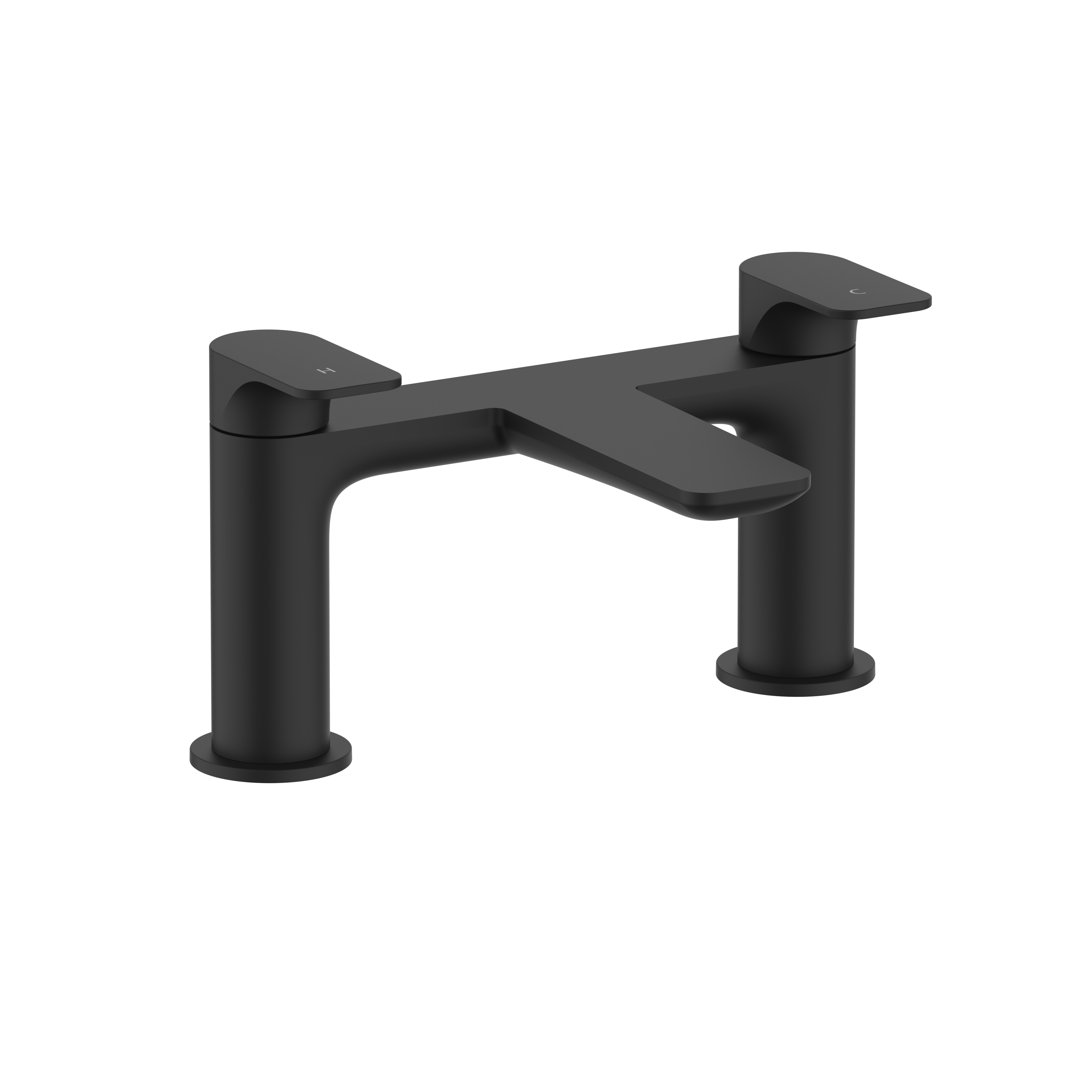 Crosswater Fuse Bath Filler Tap Matt Black