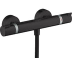 Hansgrohe Ecostat Shower Thermostat Comfort For Exposed Installation Matt Black