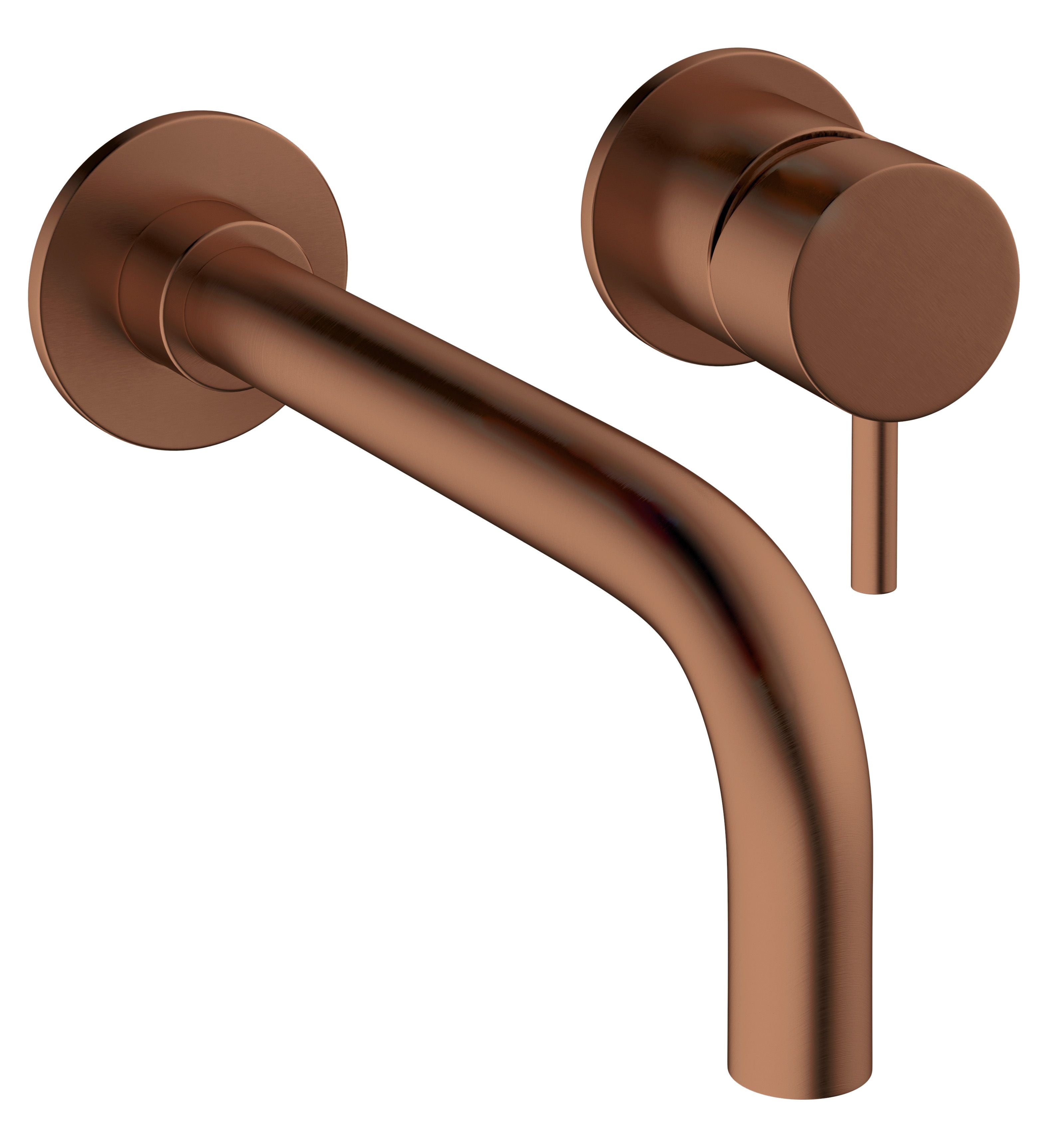 Crosswater MPairO Basin 2H Set Wall Mounted Brushed Bronze