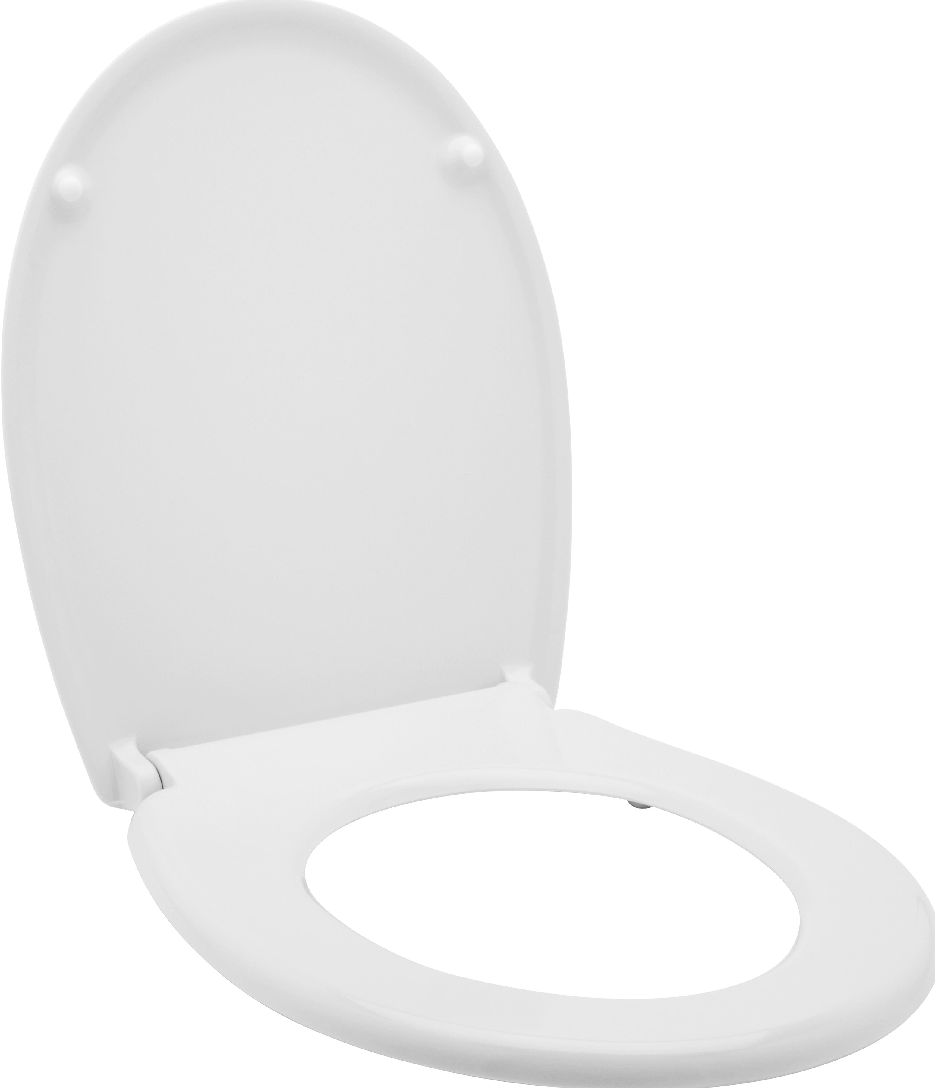 Wirquin Celmac Casablanca Seat & Cover - Top Fix Soft Close Quick Release Stainless Steel Hinge