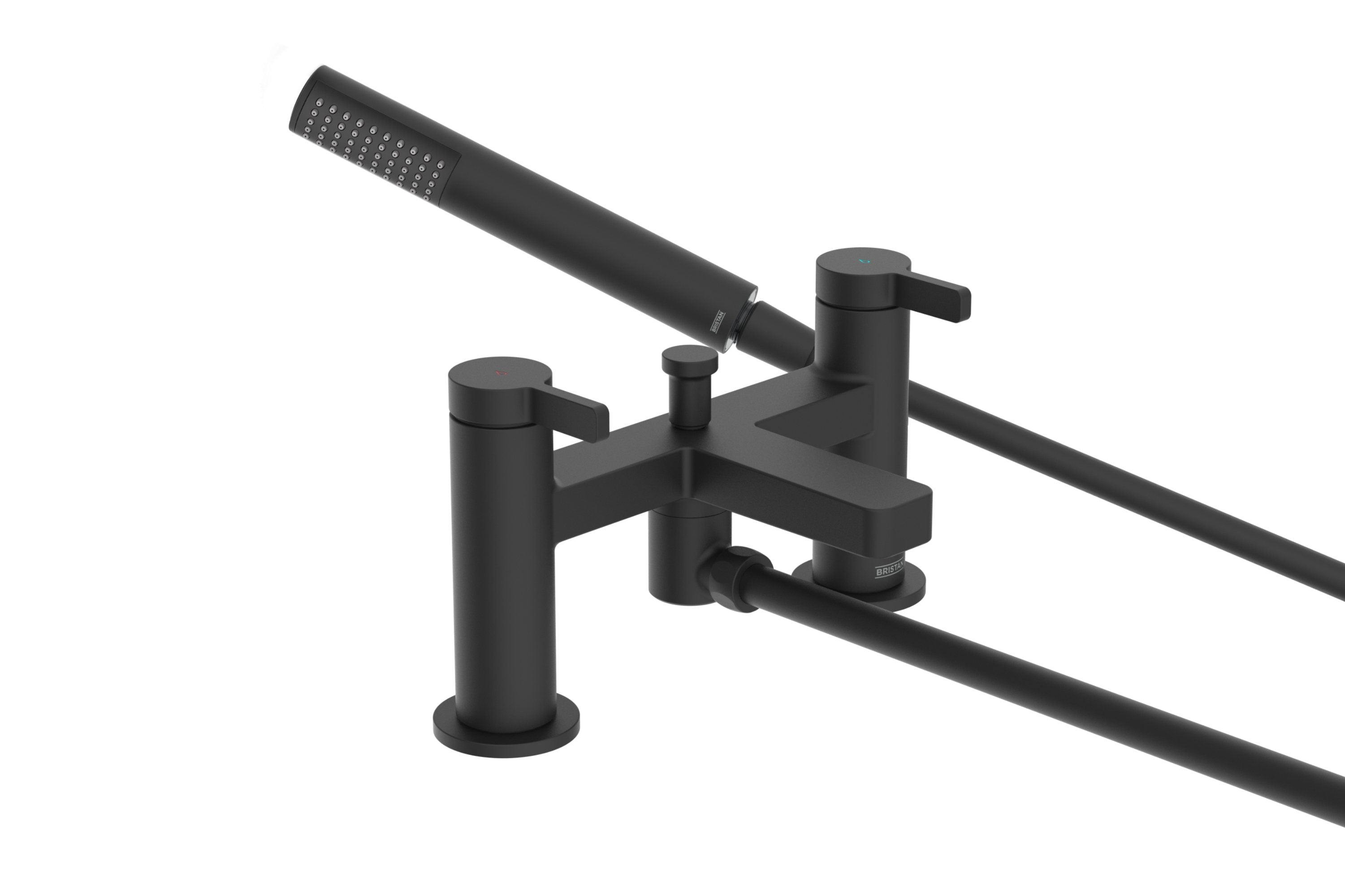 Bristan Elevar Bath Shower Mixer Black ELE BSM BLK