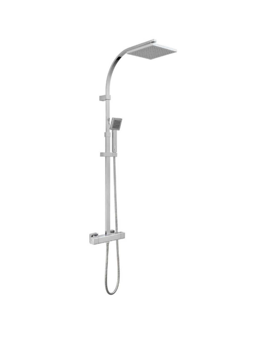 Vado Bokx Exposed Dual Outlet Thermostatic Shower Column Chrome AX-BOK149TRRKFR69-CP