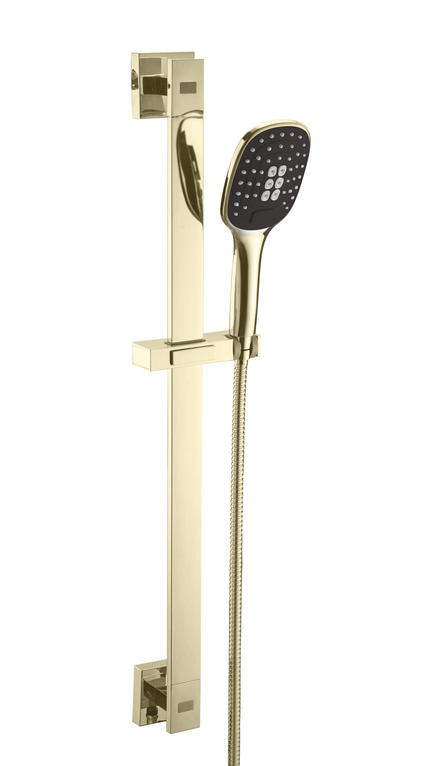iflo Square Riser Rail Kit Brushed Brass