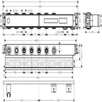 hansgrohe RainSelect Basic Set for 5 Outlets