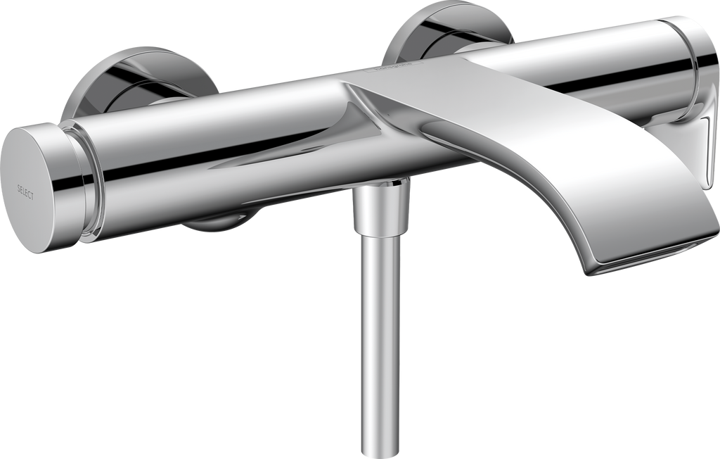 Hansgrohe Vivenis Wall Mounted Single Lever Bath Shower Mixer Tap Chrome