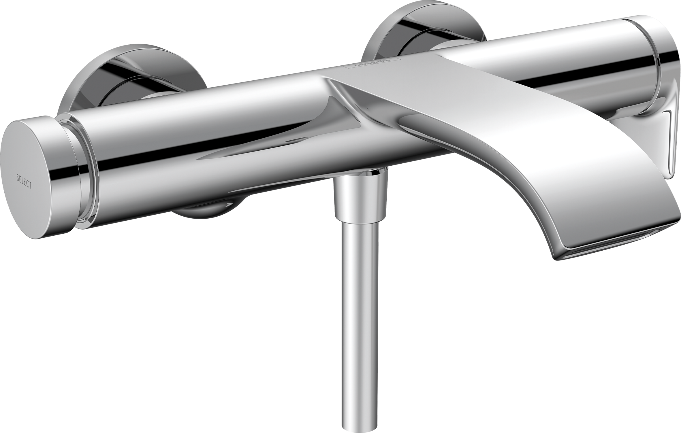 Hansgrohe Vivenis Wall Mounted Single Lever Bath Shower Mixer Tap Chrome