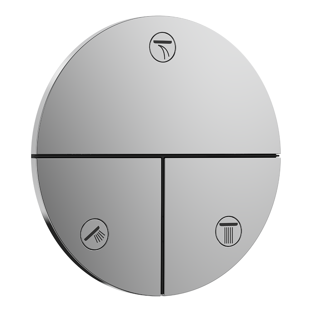 hansgrohe ShowerSelect Comfort S Shower Mixer Valve, 3 Outlets, Chrome