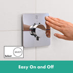 hansgrohe ShowerSelect Comfort Q Thermostatic Shower Mixer Valve, 1 Outlet, Chrome