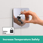 hansgrohe ShowerSelect Comfort Q Thermostatic Shower Mixer Valve, 2 Outlets with integrated security combination, Chrome