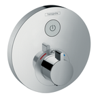 hansgrohe ShowerSelect S Thermostatic Shower Mixer Valve, 1 Outlet, Chrome
