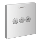 hansgrohe ShowerSelect Shower Mixer Valve, 3 Outlets, Chrome