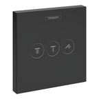 hansgrohe ShowerSelect Shower Mixer Valve, 3 Outlets, Matt Black