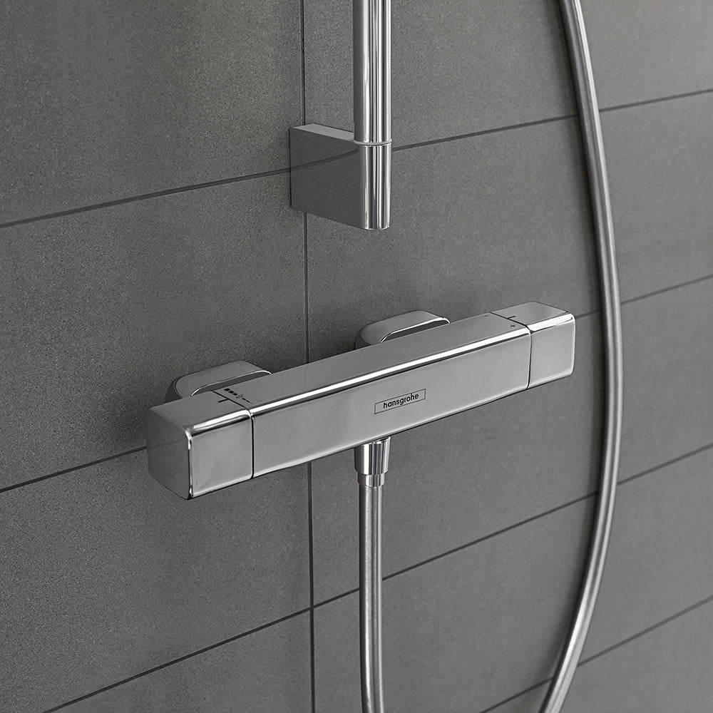 Hansgrohe Ecostat E Shower Thermostat For Exposed Installation Chrome