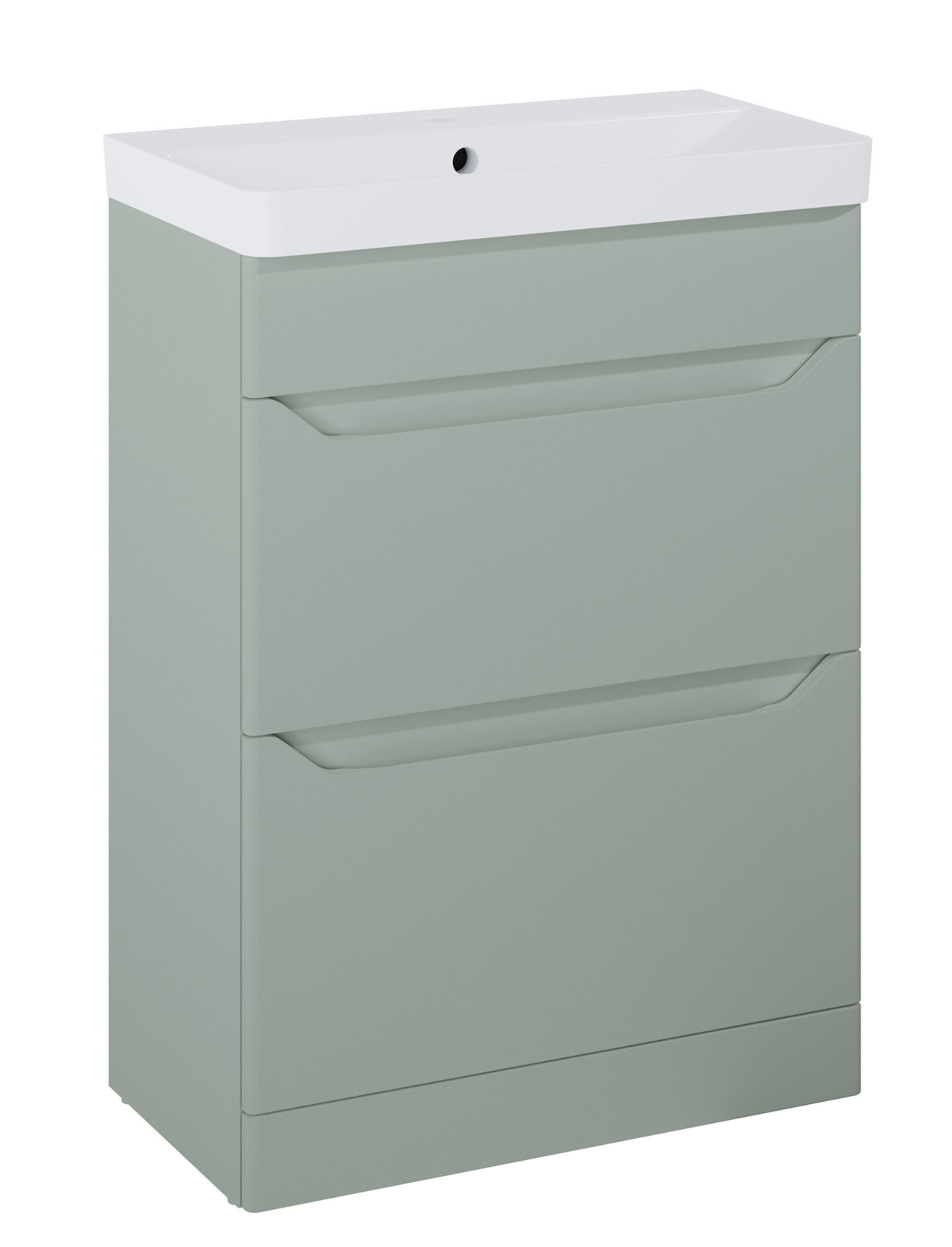 iflo Jalon 600 2 Drawer Floor Standing - Sage Green