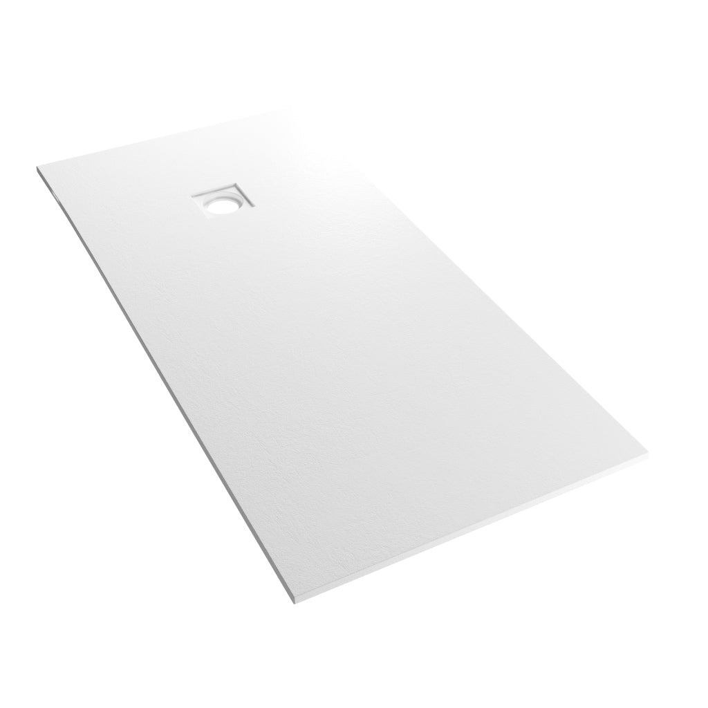 Eastbrook  Crossland  1600 x 800mm Rectangular Shower Tray with Slate Finish - White 159.3043