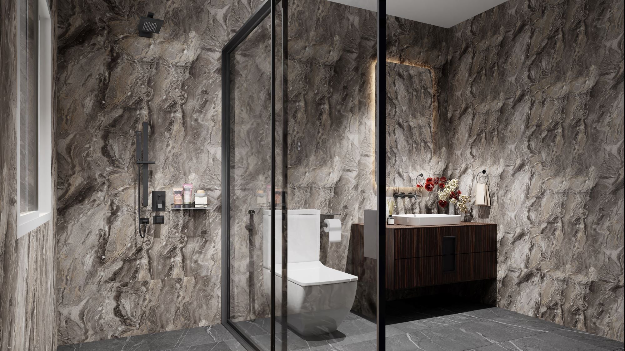 iflo Espressence Marble Easy Lock Wall Panel 2400mm x 600mm