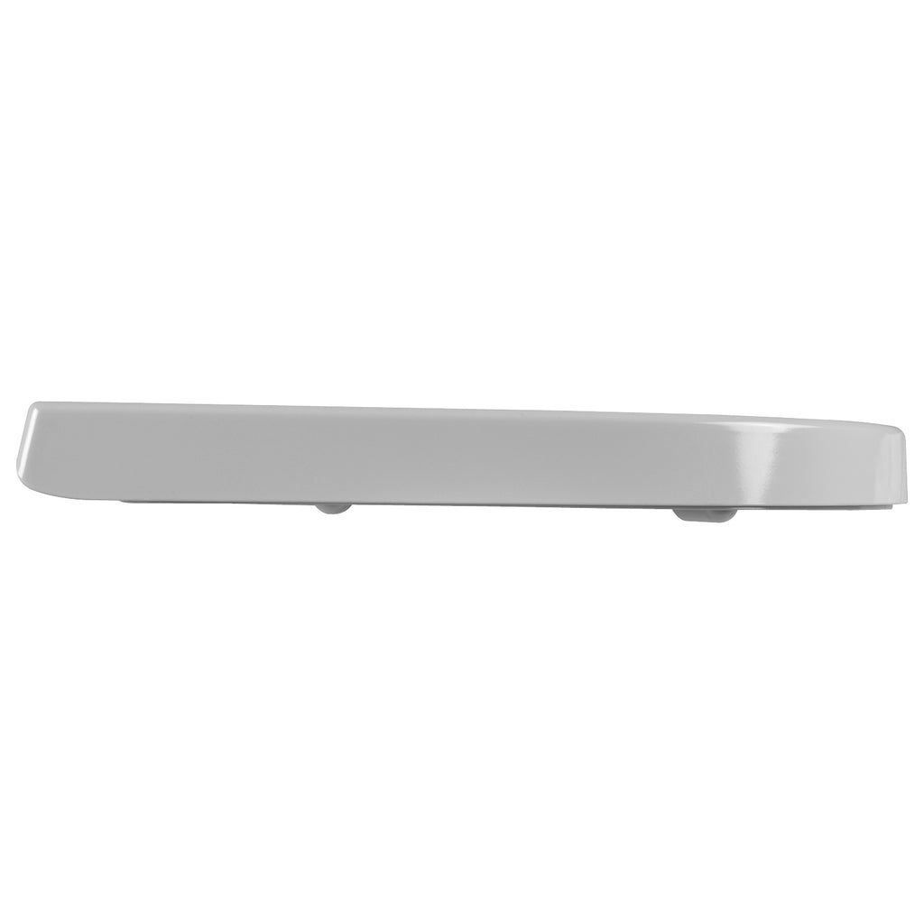 Wirquin Celmac Disco D-Shaped Soft Close Toilet Seat & Cover With Stainless Steel Hinges White