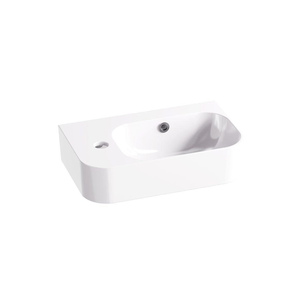 Tavistock Pod Curved 400 Ceramic Basin - White -