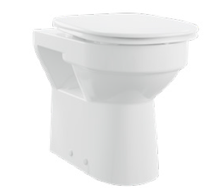 AKW VLin DOC M RAISED-HEIGHT BACK-TO-WALl TOILET