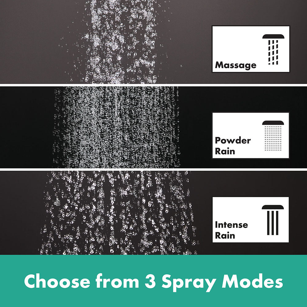 Hansgrohe Pulsify Select S Hand Shower 105 3Jet Relaxation Matt Black