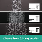 Hansgrohe Pulsify Select S Hand Shower 105 3Jet Relaxation Matt Black