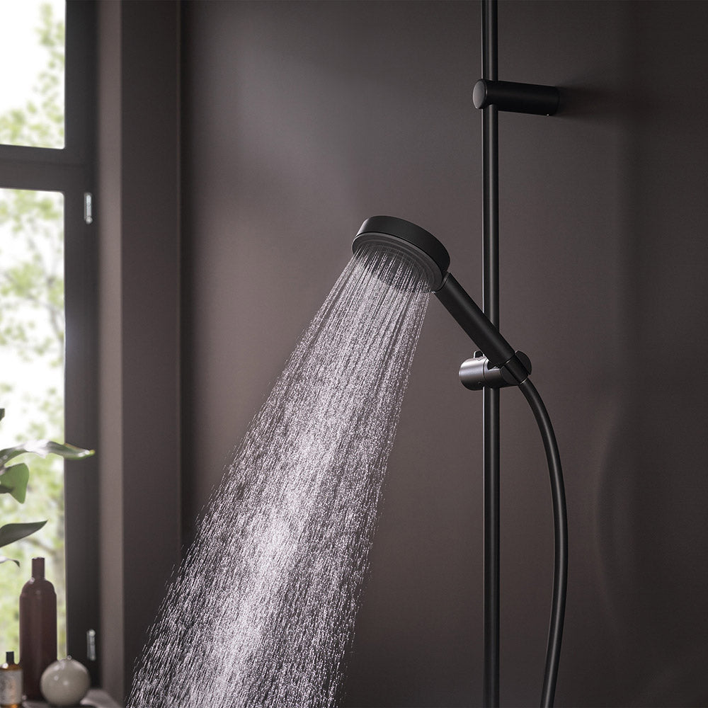 Hansgrohe Pulsify S Hand Shower 105 1 Jet Ecosmart+ Matt Black
