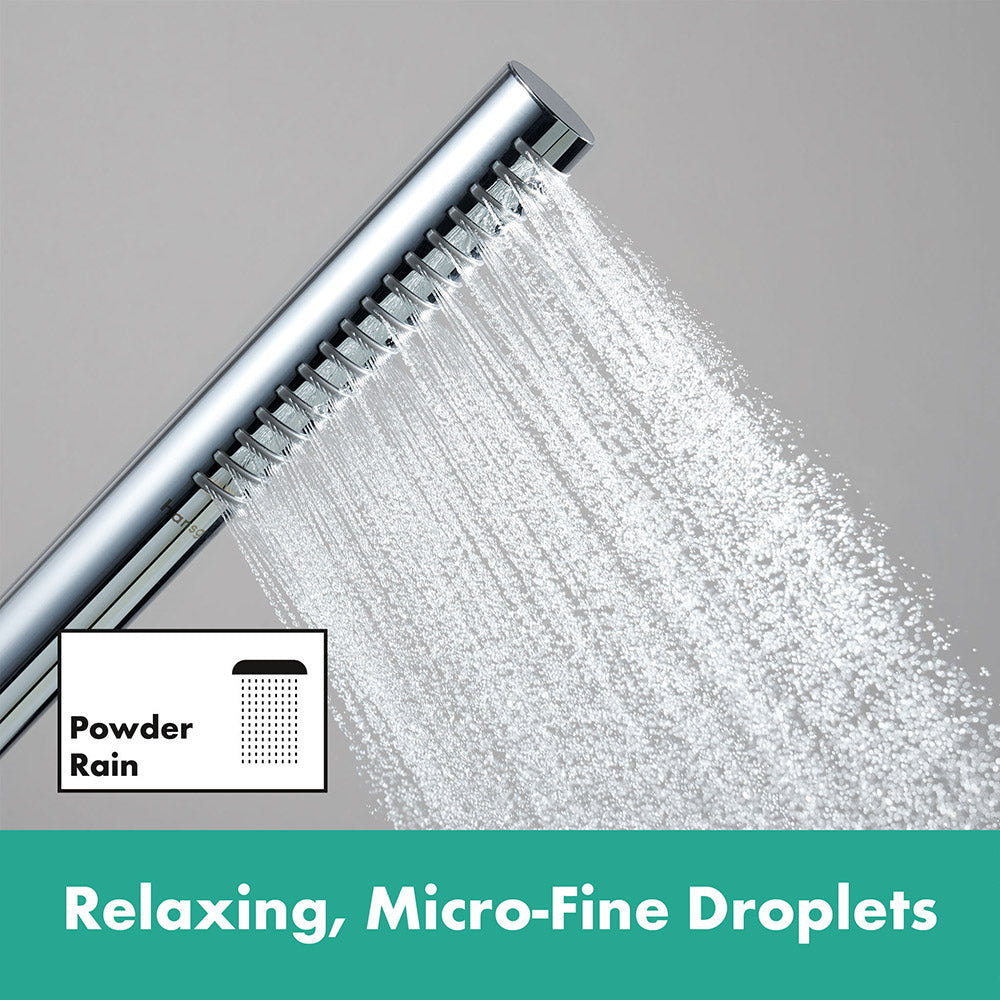hansgrohe Pulsify S Baton Shower Handset 100 1 Spray EcoSmart, Chrome