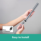 hansgrohe Pulsify S Baton Shower Handset 100 1 Spray EcoSmart, Chrome