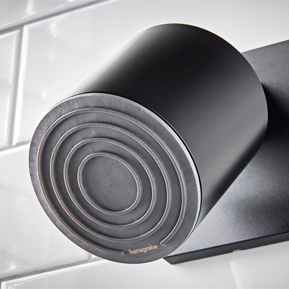 Hansgrohe Pulsify S Overhead Shower 105 1 Jet Ecosmart+ Matt Black