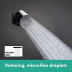 Hansgrohe Pulsify S Overhead Shower 105 1 Jet Matt Black