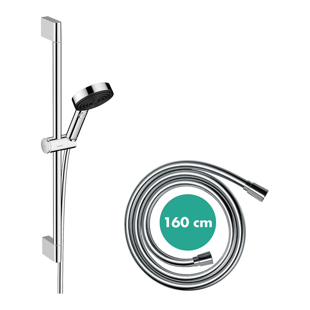 Hansgrohe Pulsify Select S Shower Set 105 3Jet Relaxation With Shower Bar 650mm Chrome