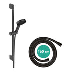 Hansgrohe Pulsify Select S Shower Set 105 3Jet Relaxation Ecosmart With Shower Bar 650mm Matt Black