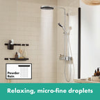 Hansgrohe Pulsify S Showerpipe 260 1Jet Ecosmart With Showertablet Select 400 Chrome