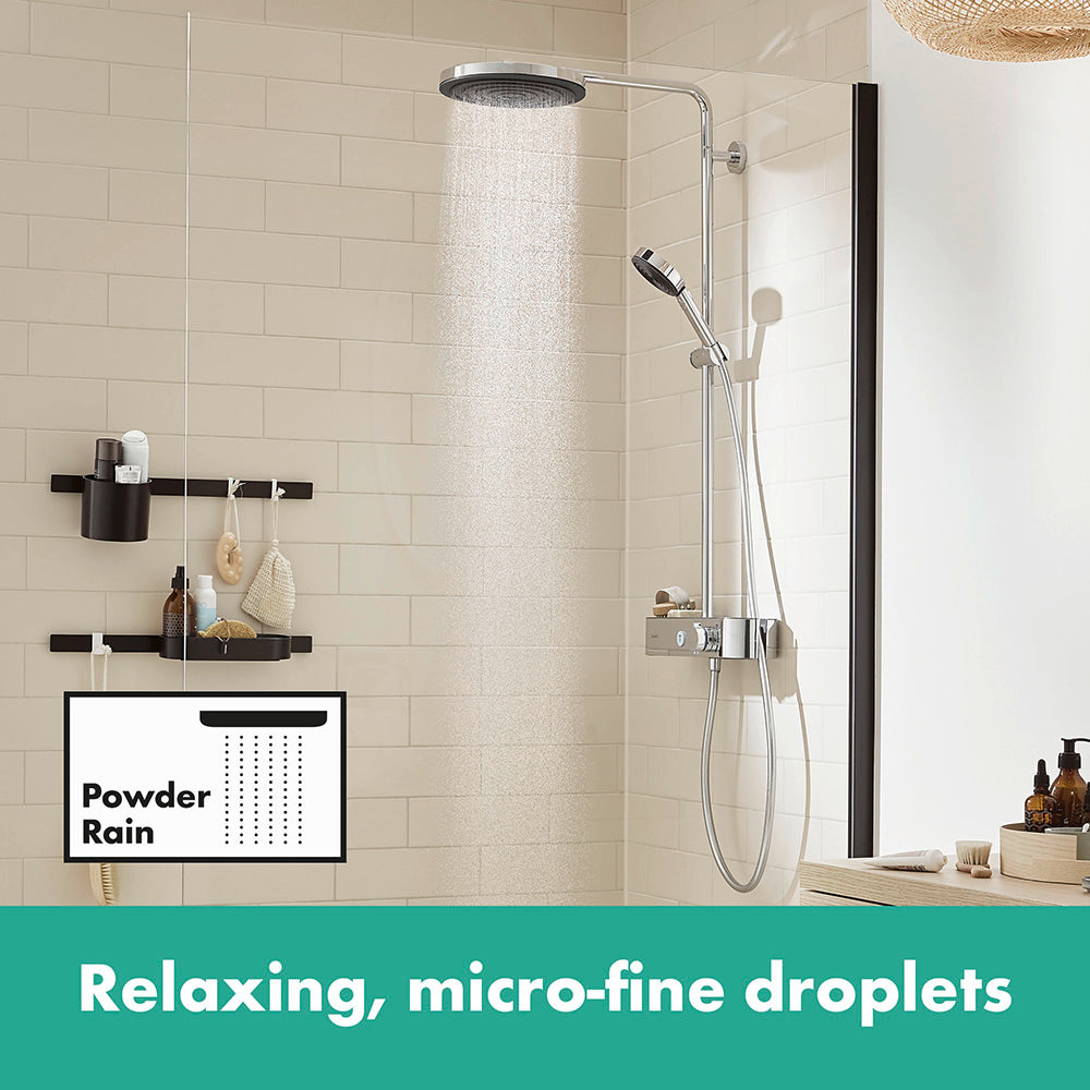 Hansgrohe Pulsify S Showerpipe 260 1Jet Ecosmart With Showertablet Select 400 Chrome
