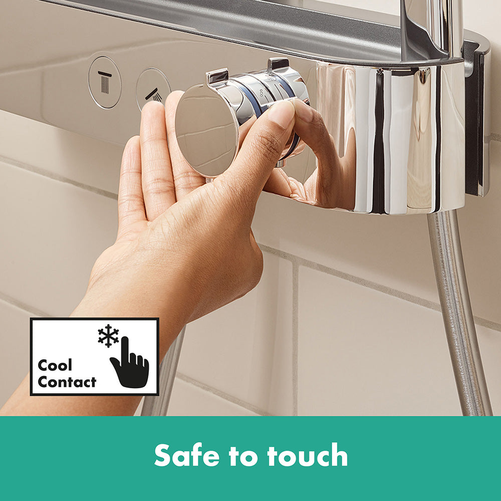 Hansgrohe Pulsify S Showerpipe 260 1Jet With Showertablet Select 400 Chrome