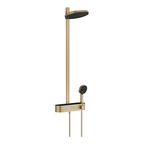 hansgrohe Pulsify S Thermostatic Shower Mixer Set 260 with ShowerTablet Select 400, Brushed Bronze