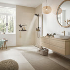 hansgrohe Pulsify S Thermostatic Shower Mixer Set 260 with ShowerTablet Select 400, Brushed Bronze