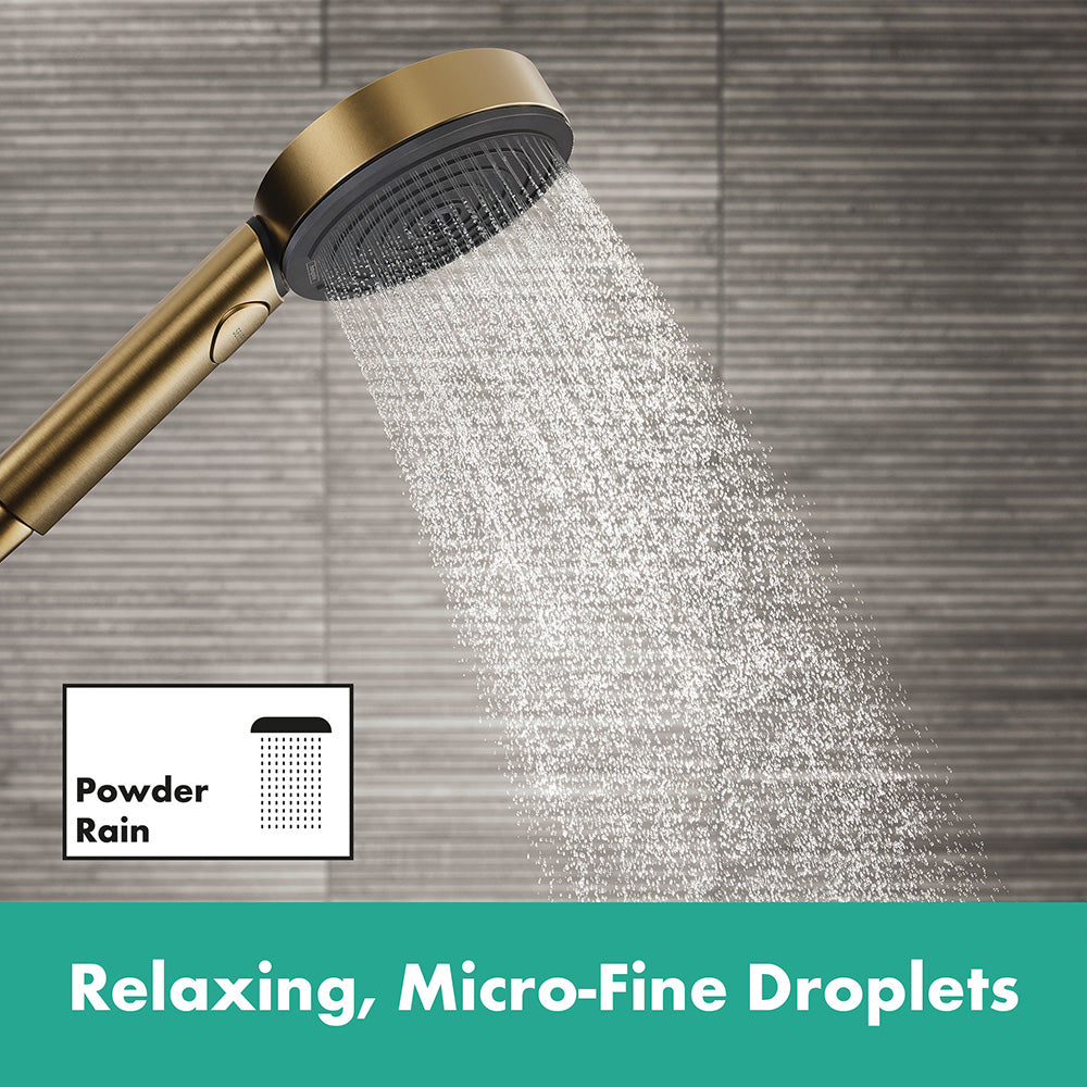 hansgrohe Pulsify S Thermostatic Shower Mixer Set 260 with ShowerTablet Select 400, Brushed Bronze