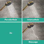 hansgrohe Pulsify S Thermostatic Shower Mixer Set 260 with ShowerTablet Select 400, Brushed Bronze